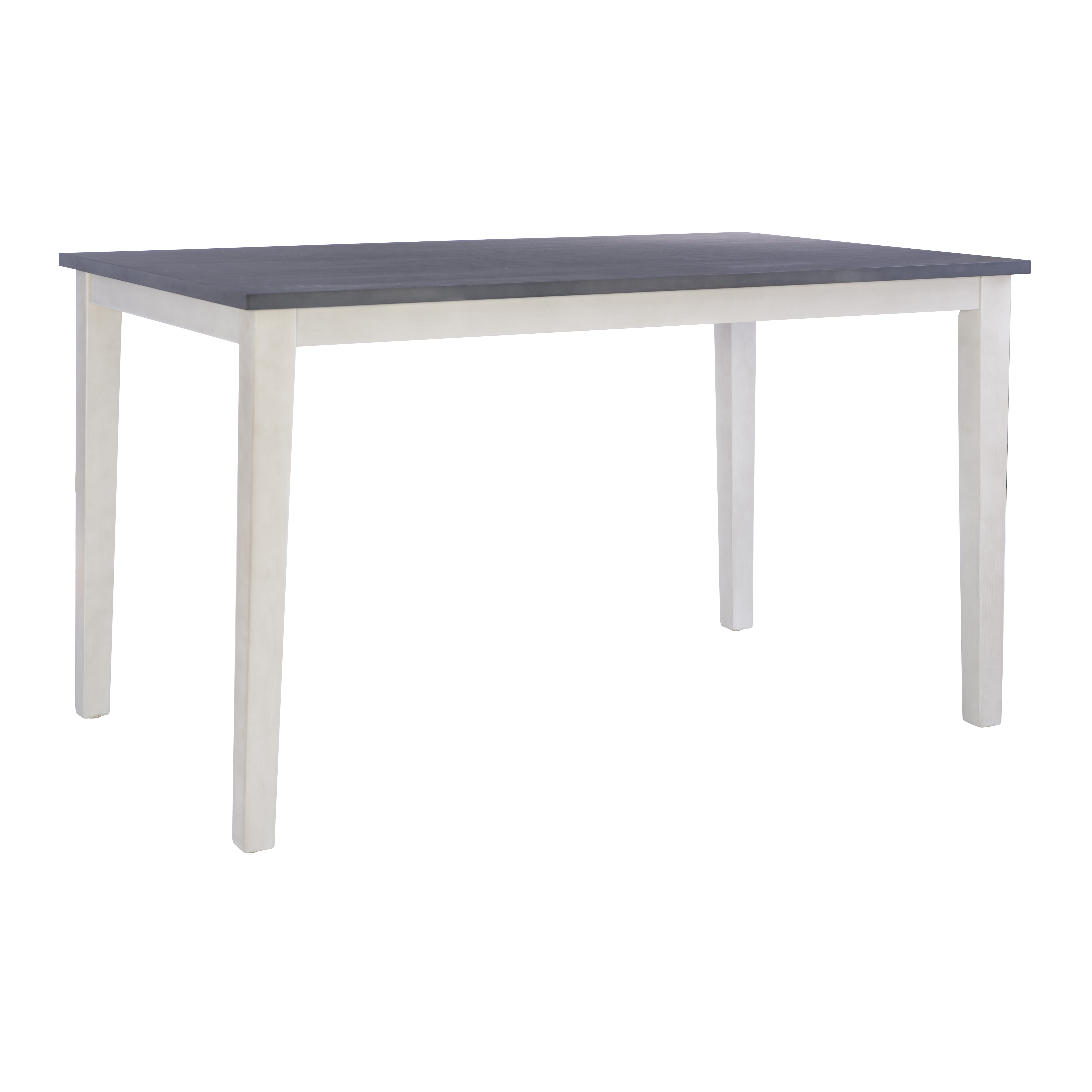 Powell Drew Counter Height Dining Table, White