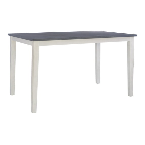 Powell Drew Counter Height Dining Table, White