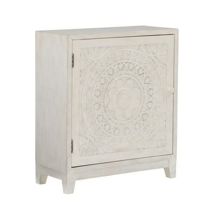 Powell Grace Cabinet Table, White