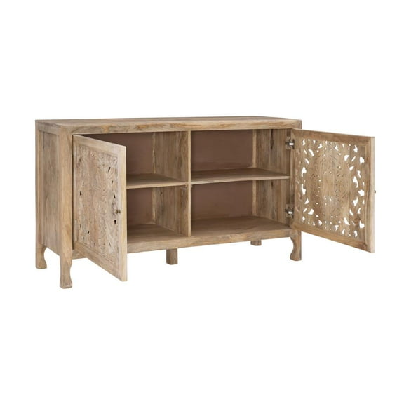 Powell Haven 2 Door Cabinet Natural