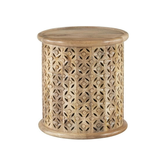 Linon Inora Side Table Natural