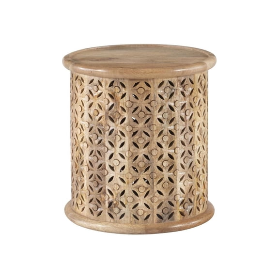 Linon Inora Side Table Natural