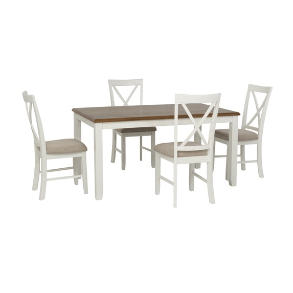 Powell Jane Brown 5 Piece Dining Set