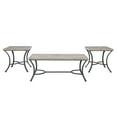 thumbnail image 1 of Powell Kimber 3-Piece Metal Occasional Table Set, Coal, 1 of 12