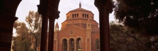 Powell Library at an university campus University of California Los Angeles California USA Canvas Art - Panoramic Images (36 x 12)