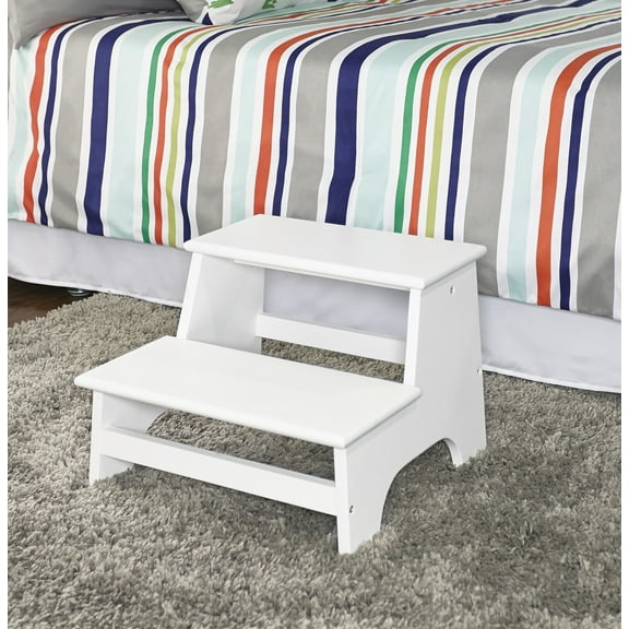 Powell Masonboro White Bed Step Stool