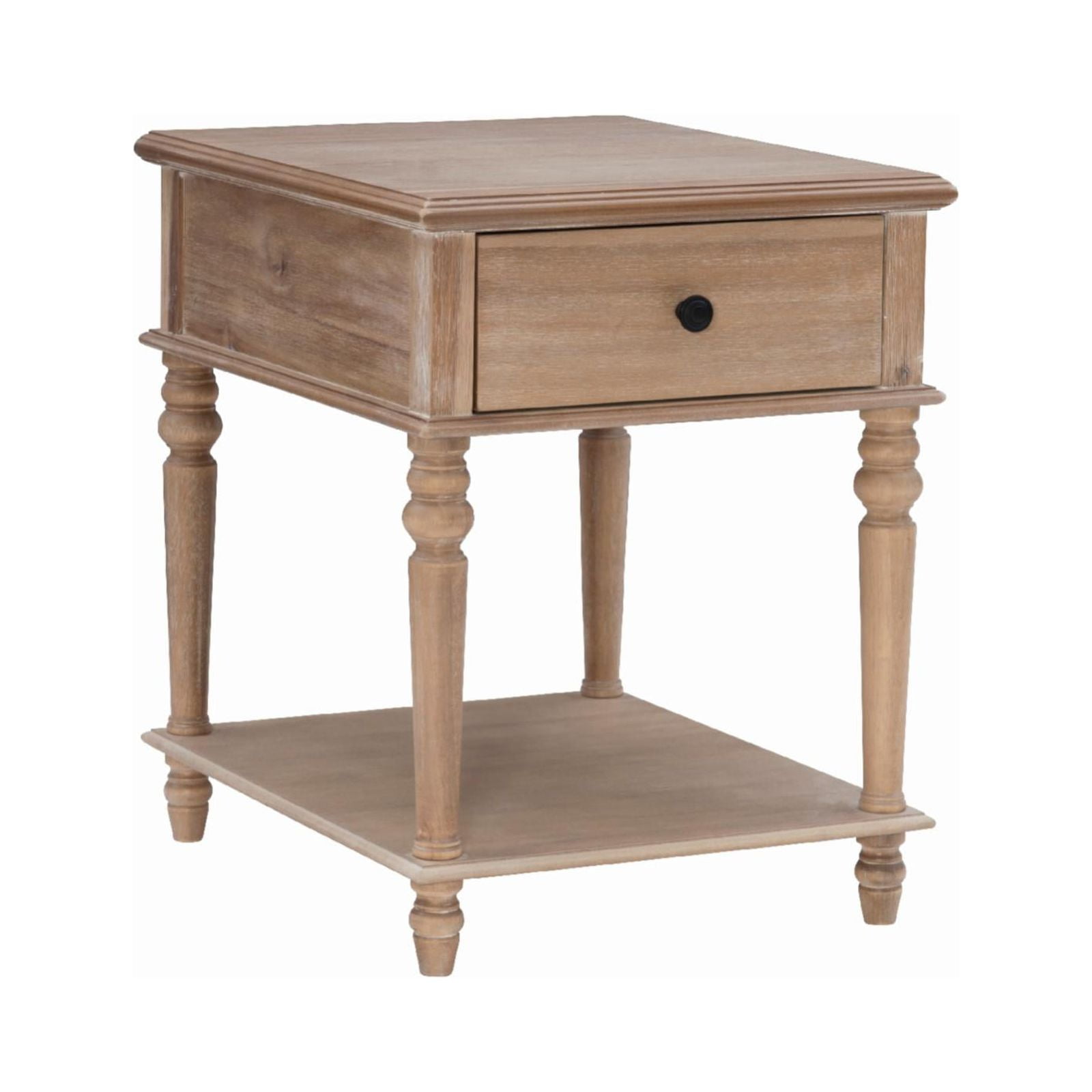 Powell McGhie Side Table Natural - Walmart.com