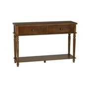 Powell Mcghie Hazelnut Rustic Two Drawer Wood Console Table