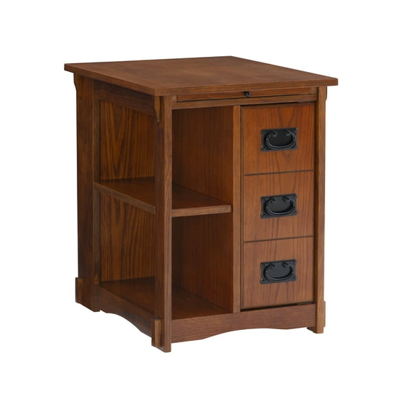 Powell Mission Oak Cabinet Table