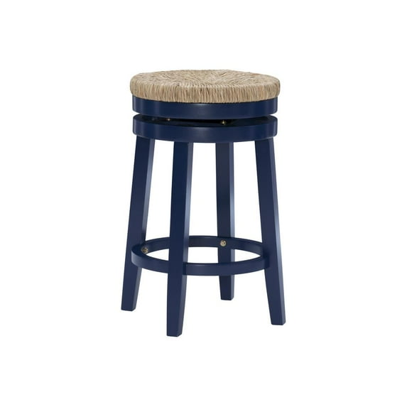 Powell Morgan Counter Stool Navy Blue