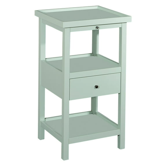 Powell Palmer Table with Shelf, Multiple Finishes