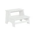 thumbnail image 1 of Powell Pauling 2-Tier Wood Bed Steps, White, 1 of 14