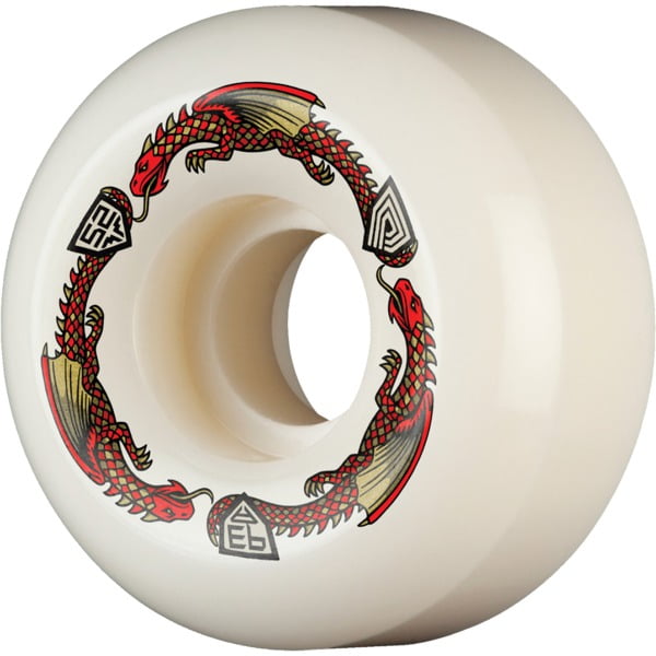 Powell Peralta Dragon Formula V5 Red / White Skateboard Wheels