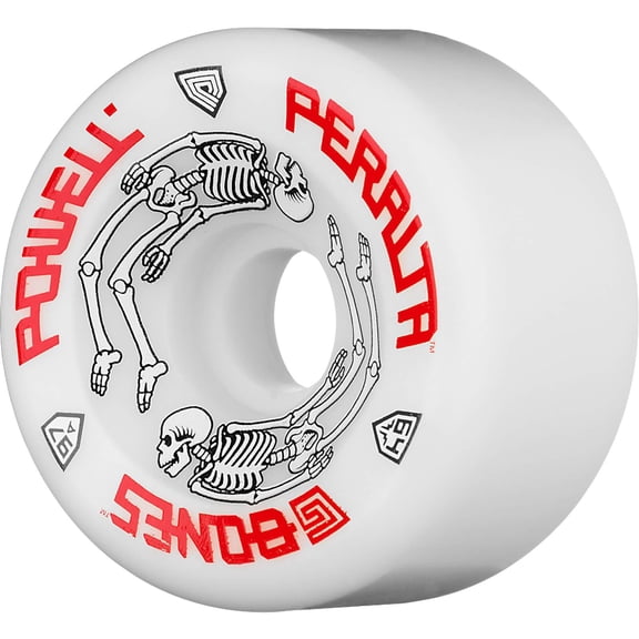 Powell Peralta G-Bones II Skateboard Wheels 97a 64mm White