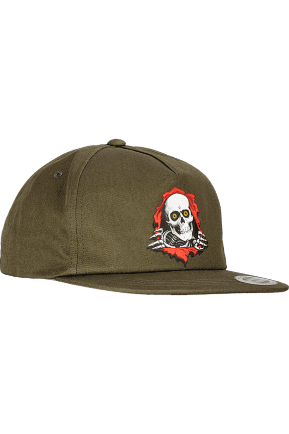Powell Peralta Ripper 2 Skate HAT - Adjustable Military Green