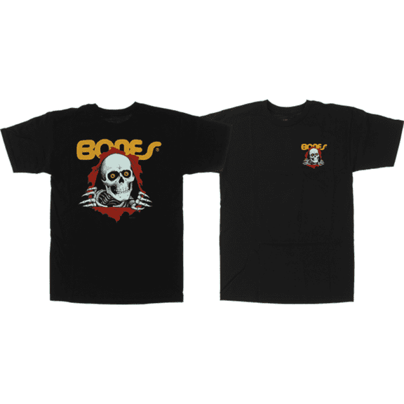 Powell Peralta Ripper Short Sleeve T-Shirt Black, Small, Men's