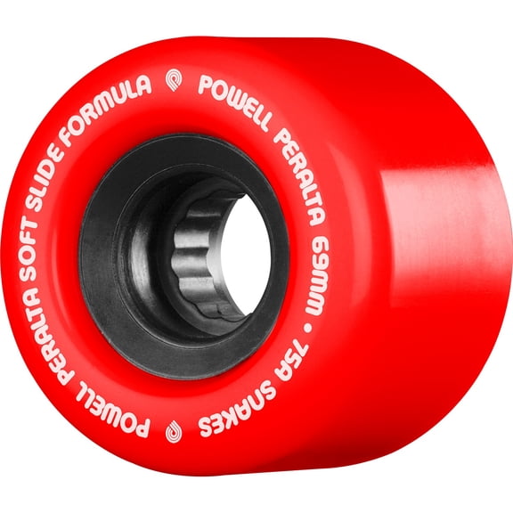 Powell Peralta Snakes Skateboard Wheels 75a 69mm Red/Black/White