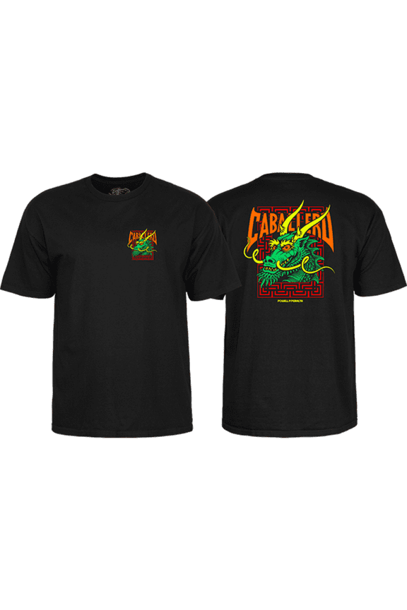 Powell Peralta Street Dragon Short Sleeve T-Shirt Black, Medium, Men's