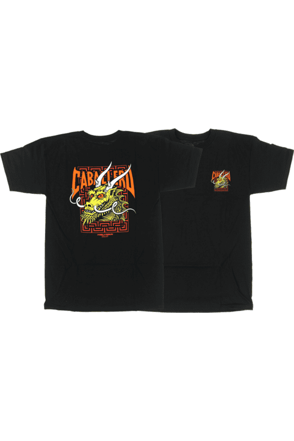 Powell Peralta Street Dragon Short Sleeve T-Shirt Black, Small, Men's
