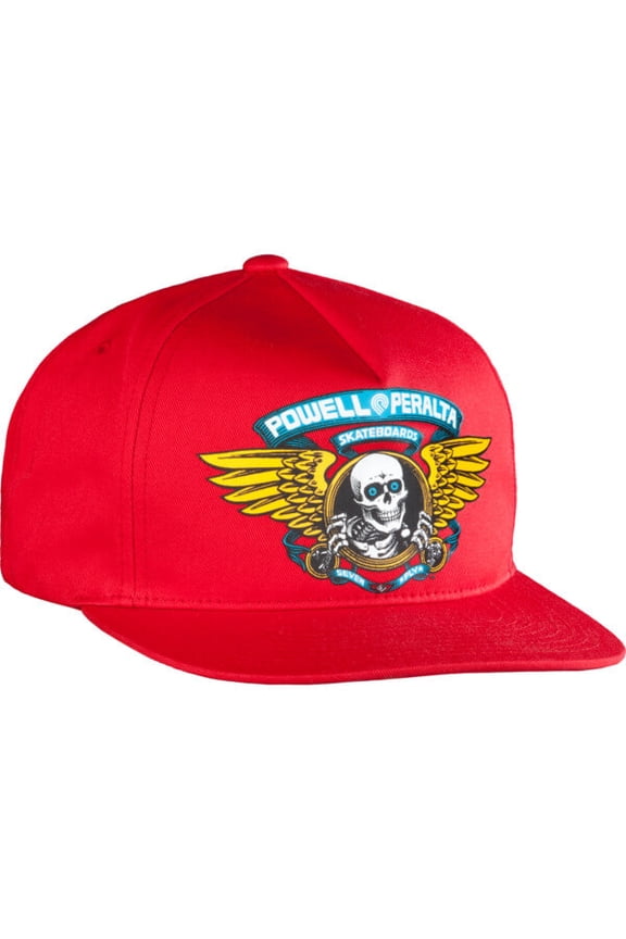Powell Peralta Winged Ripper Red Hat - Adjustable