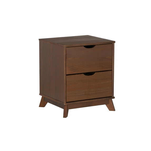 Powell Plumley 2 Drawer Nightstand, Walnut