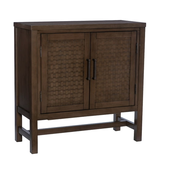 Powell Prestbury 2-Door Accent Cabinet, Brown