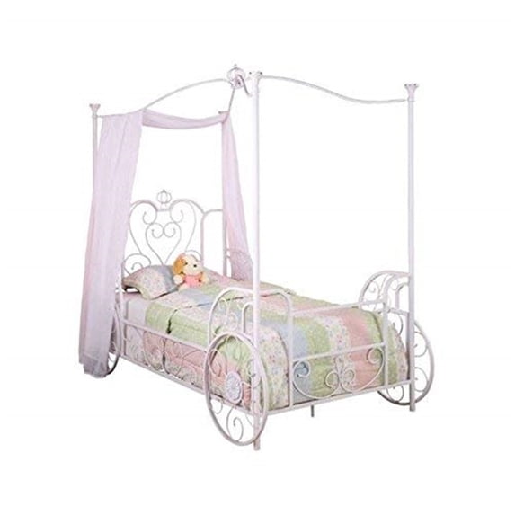 Powell Princess Emily Carriage Canopy Twin Size Bed