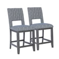 thumbnail image 1 of Powell Rankin 25" Indoor Counter Stool, set of 2, Charcoal, 1 of 10