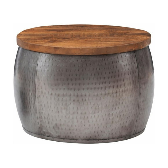 Metal Drum Coffee Table