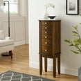 thumbnail image 1 of Powell Senga Jewelry Armoire, Walnut, 1 of 1