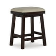 thumbnail image 1 of Powell Serrano Counter Stool - Brown, 1 of 9