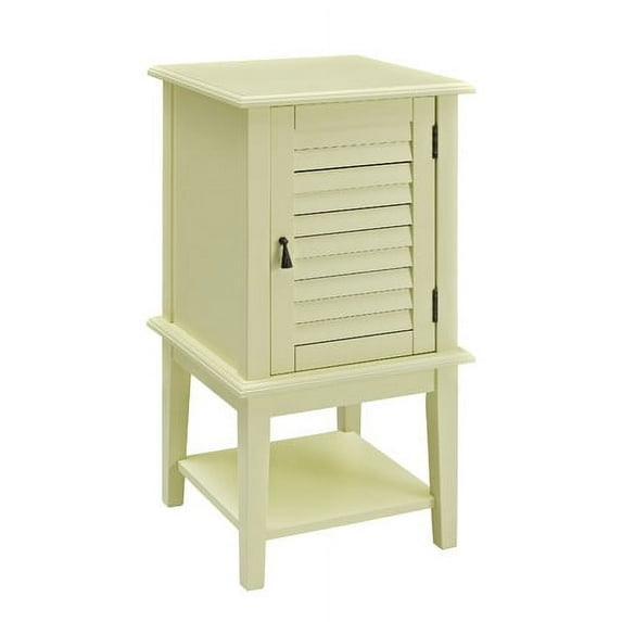 Powell Shutter Door Accent Table, Multiple Colors