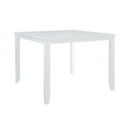 Powell Stacie Square Counter Height Dining Table, White