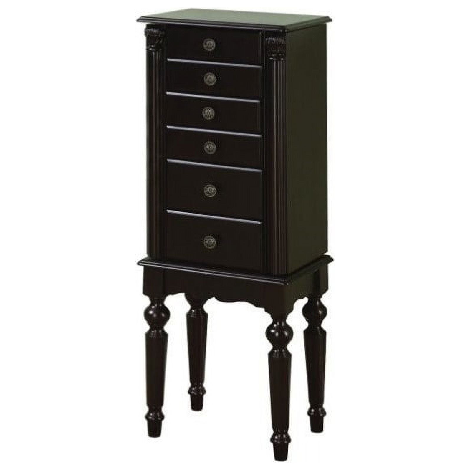Powell Traditional Ebony Jewelry Armoire