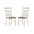 thumbnail image 1 of Powell Turino Smokey White Dining Side Chair (Set of 2), 1 of 10