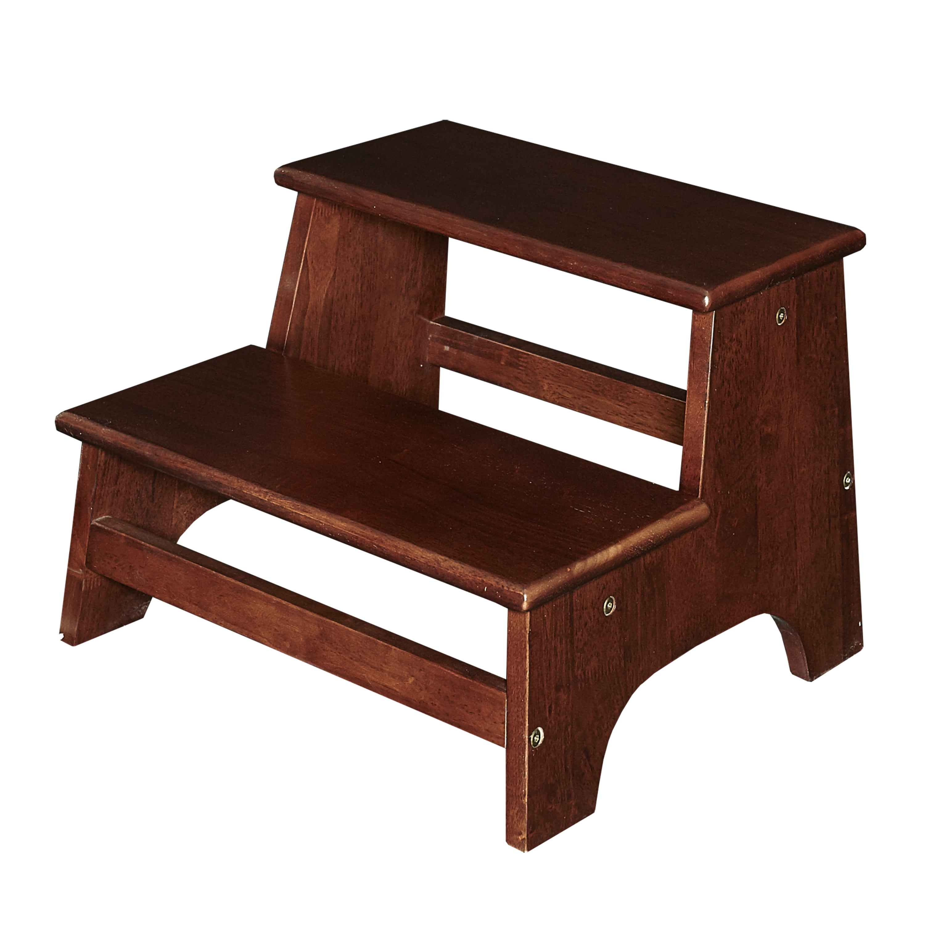Espresso Rubberwood 2-Step Bed Steps