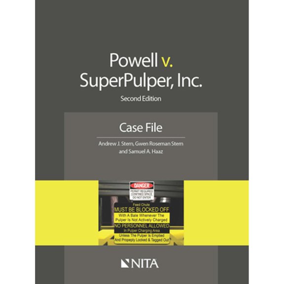 Pre-Owned Powell V. Superpulper, Inc.: Case File (Paperback 9781601564924) by Andrew J Stern, Gwen Roseman Stern, Samuel A Haaz