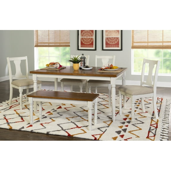 Powell Willow 6 PC Brown Dining Set