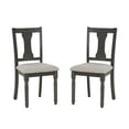 thumbnail image 1 of Powell Willow Grey Side Chair, 1 of 14