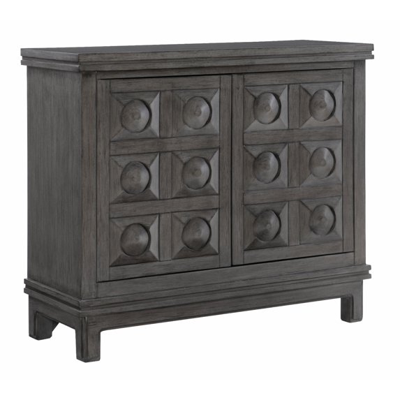Powell Zora Storage Console Cabinet, Grey