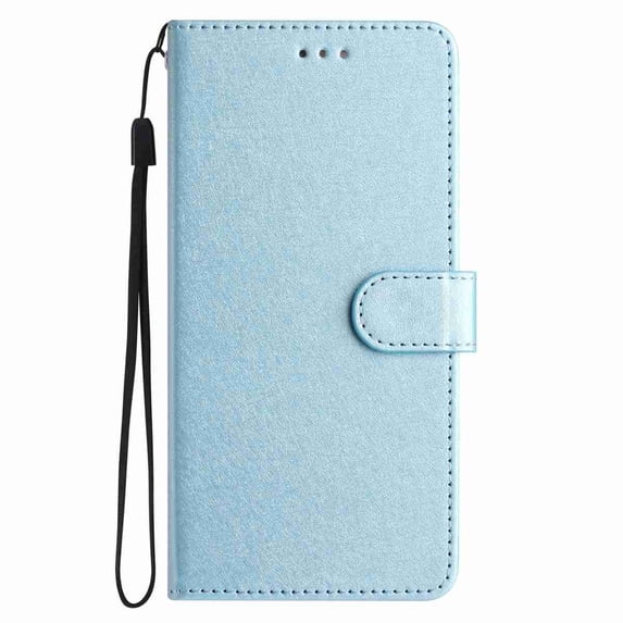 Poweltek For iPhone 16 Pro Max Flip Case with Cash Credit Card Slot, Magnetic Shockproof Lightweight Non-Slip Protective Cover, Blue