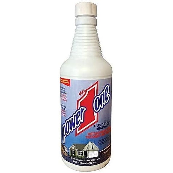 Power #1 One Boat Hull Cleaner for Fiberglass & Gel Coat - Removes Waterline Stains, Rust & Marine Mineral Buildup - Professional Marine-Grade Formula - Made in the USA