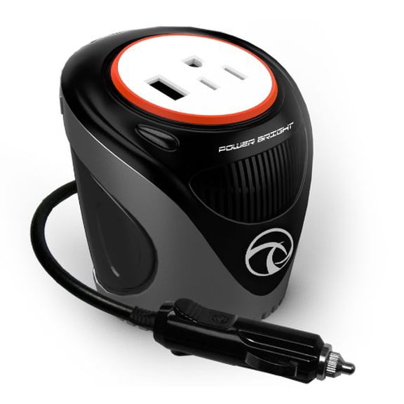 Power 120 Watt 12V Cup Inverte