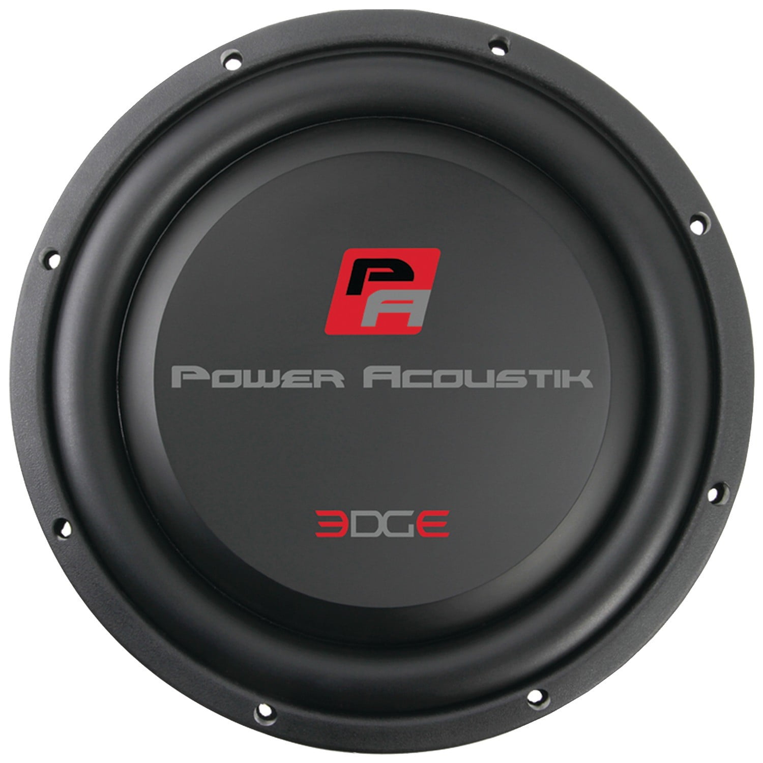 Power Acoustik 10" Powerful 600W RMS Shallow Car Subwoofer Loud Speaker, Black
