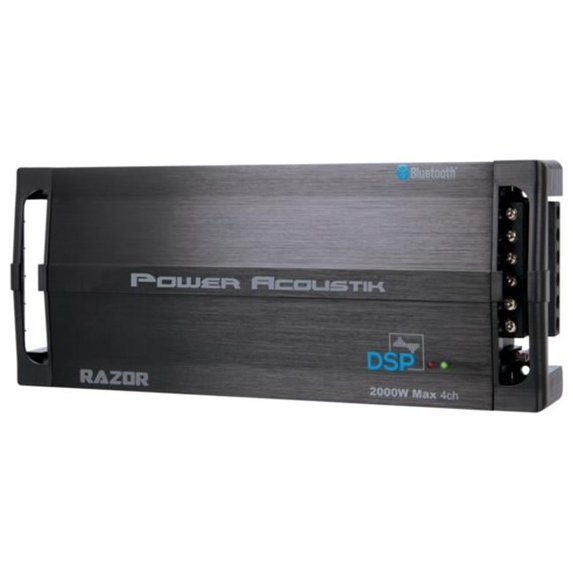 Power Acoustik 2000W 4 Channel D DSP & Bluetooth Amplifier
