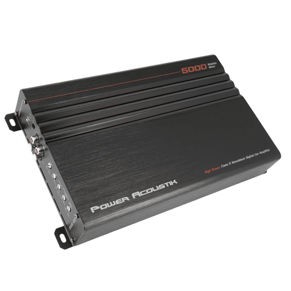 Power Acoustik CA1-5000D 1-CH Monoblock 5000W Max Class-D Car Audio Amplifier
