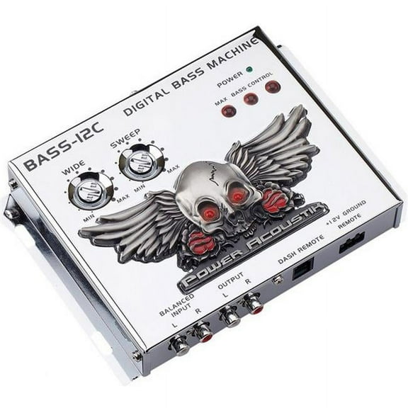 Power Acoustik  Digital Bass Driver-Restoration Processor with Parametric Bass Control