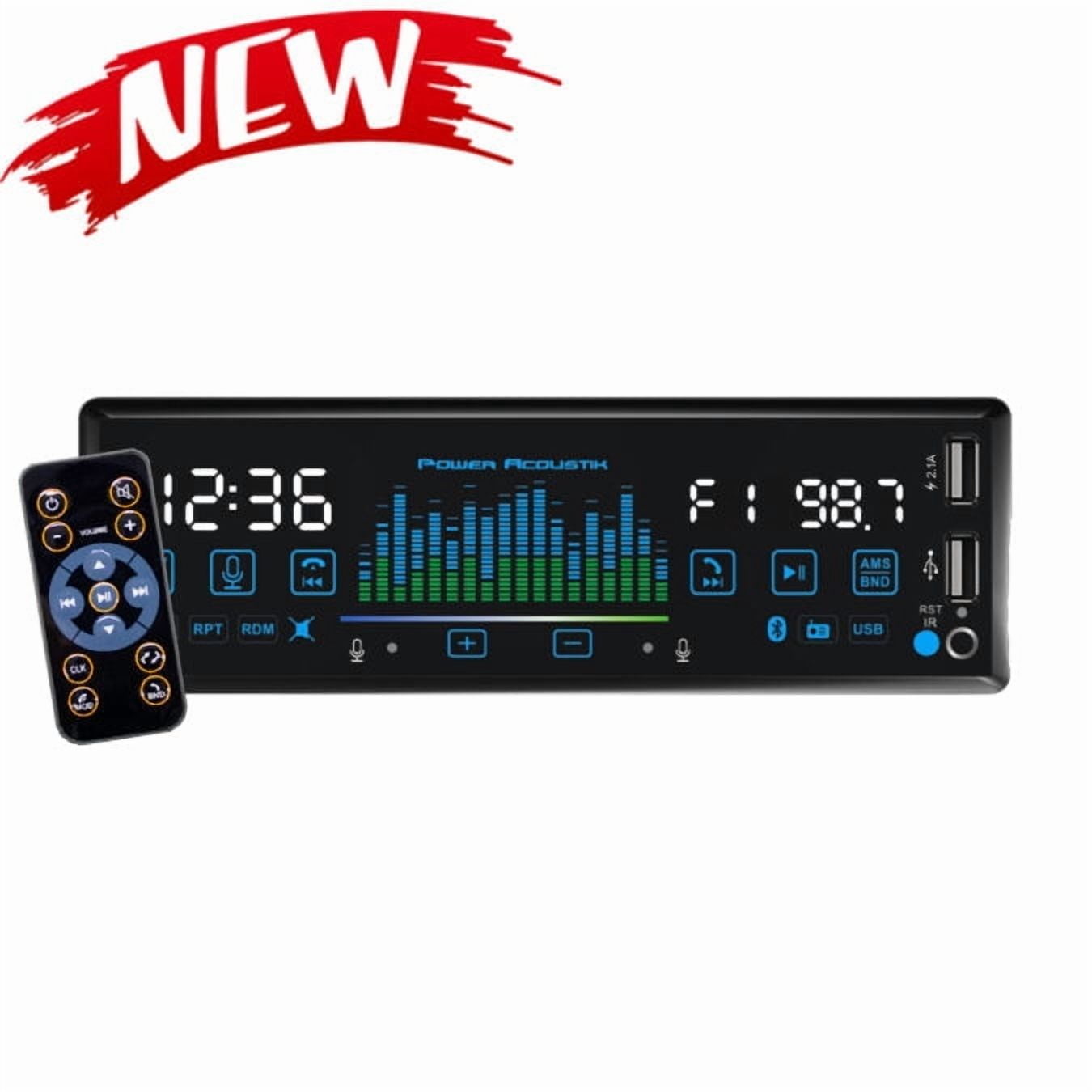 Power Acoustik Din DMR Gesture Control Stereo, Dual USB, Bluetooth, Car ...