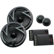 Power Acoustik Edge Series 6.5" 500-watt 2-way Component Speaker System Powef60c