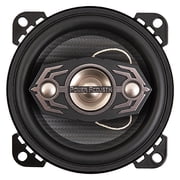 Power Acoustik GS-404 4" 4-Way Car Stereo Speakers   140W Peak Power, 35W RMS, Coaxial Full-Range Audio, High Sensitivity